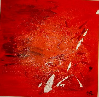 Crystals in Ferrari-rood