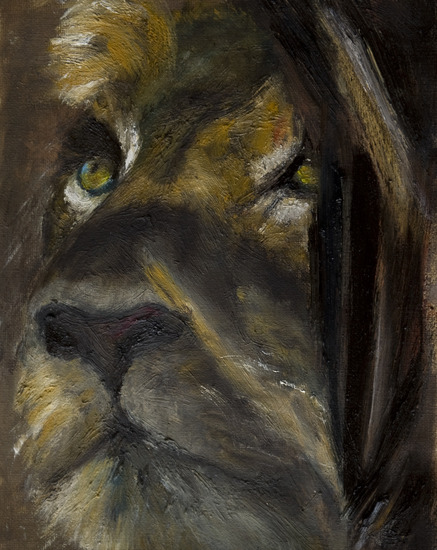 portret van leeuwin