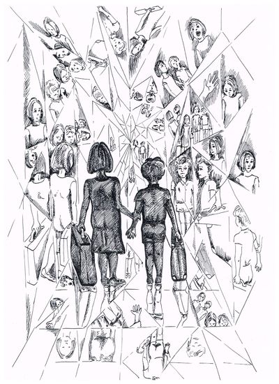 Spiegelwagon (tekening)