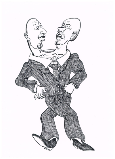 Siamese Tweeling (tekening)