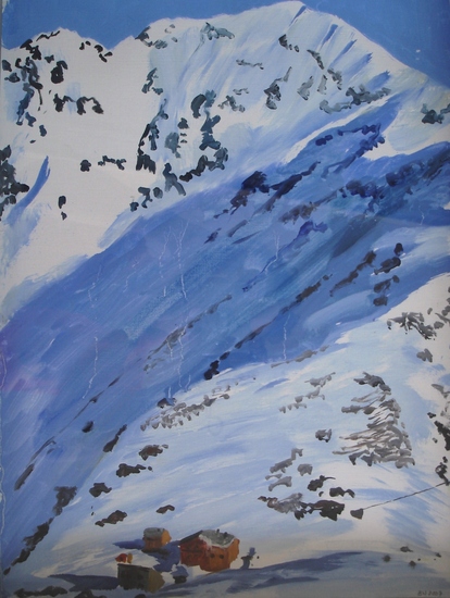 Berglandschap (3) verkocht