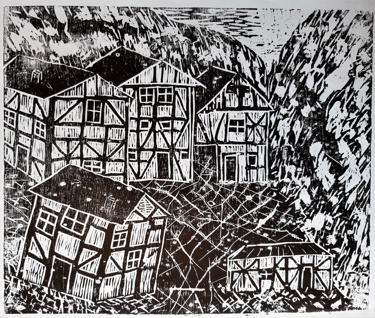 Village in the mountains