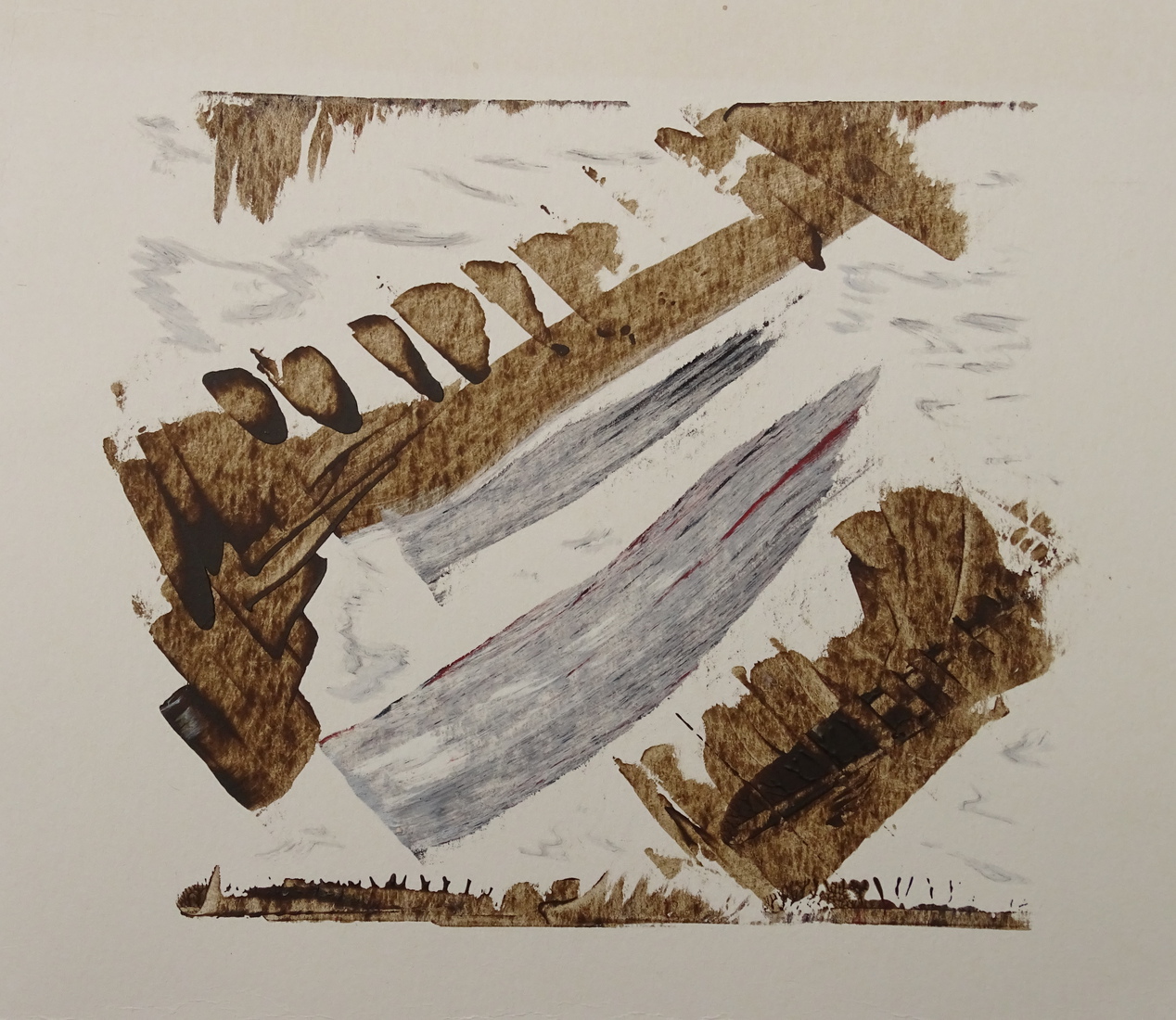 Landscape with turmoil