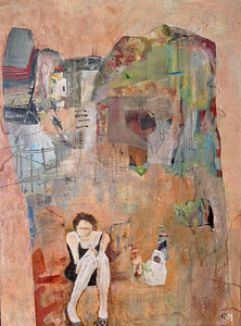 Abstracte werken in mixed media