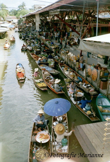 drijvende markt Thailand (2003 analoog)