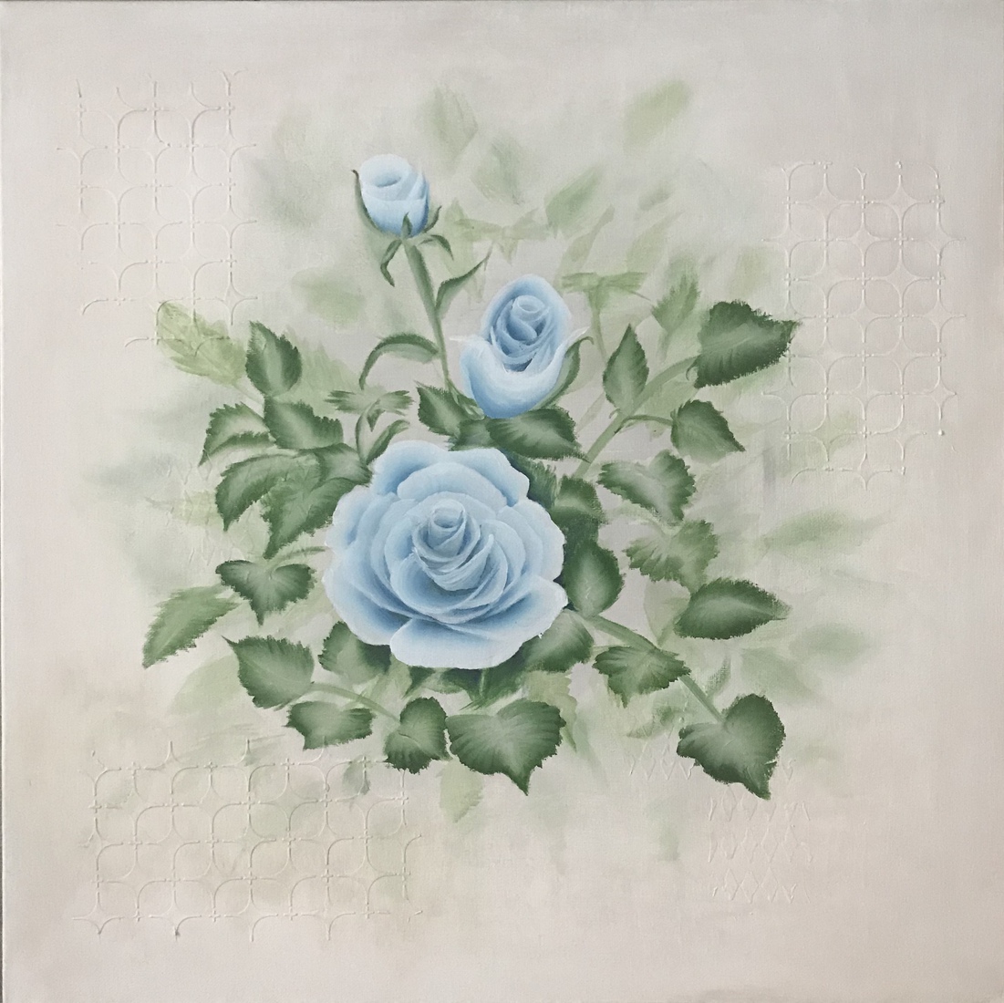 Rozen die uit diepte naar boven groeien. 