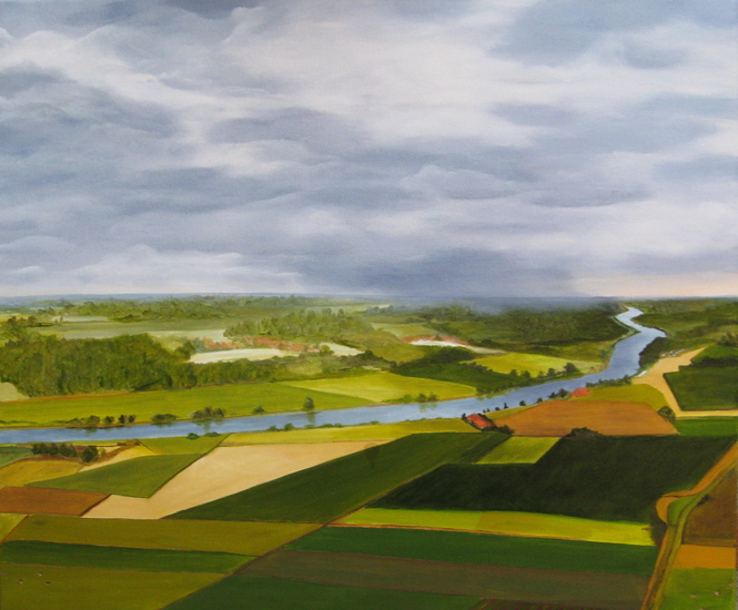 60. Noord Limburg, vanuit een luchtballon