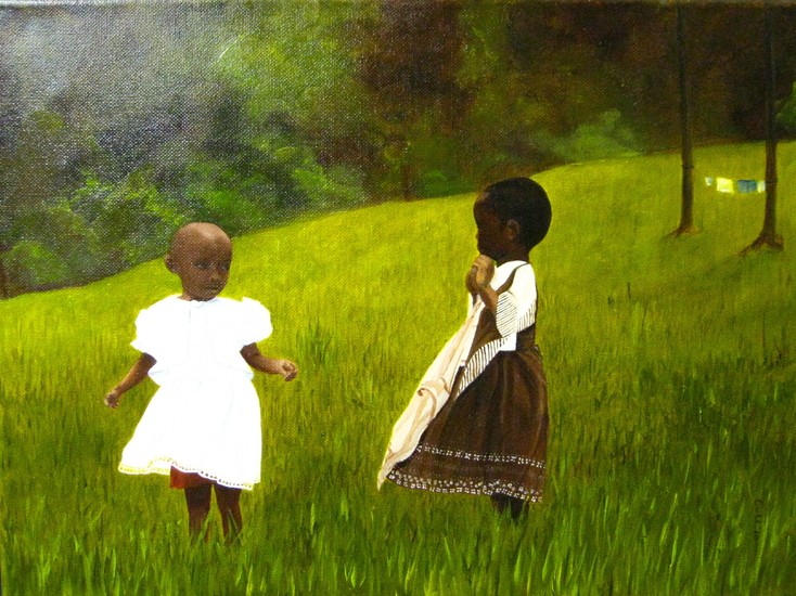 32. Spelende kindjes in Uganda