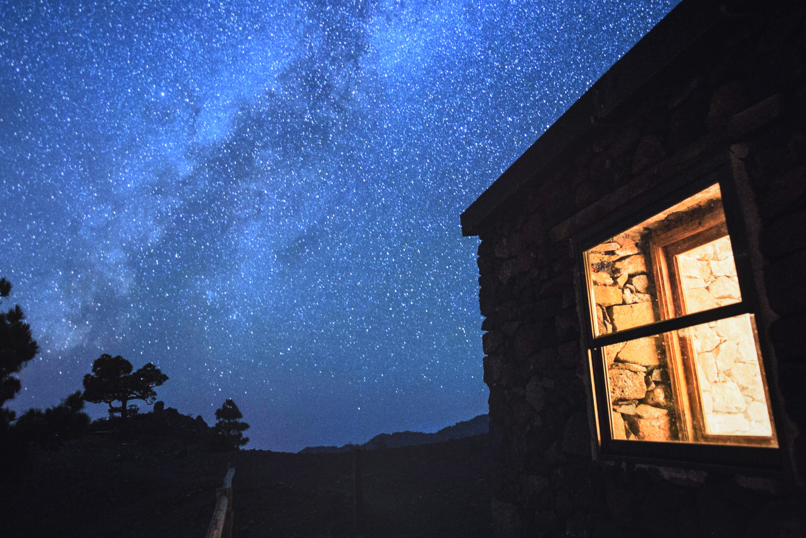 Milky way above La Palma