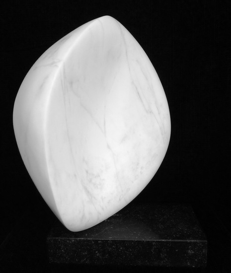 zonder titel, wit marmer