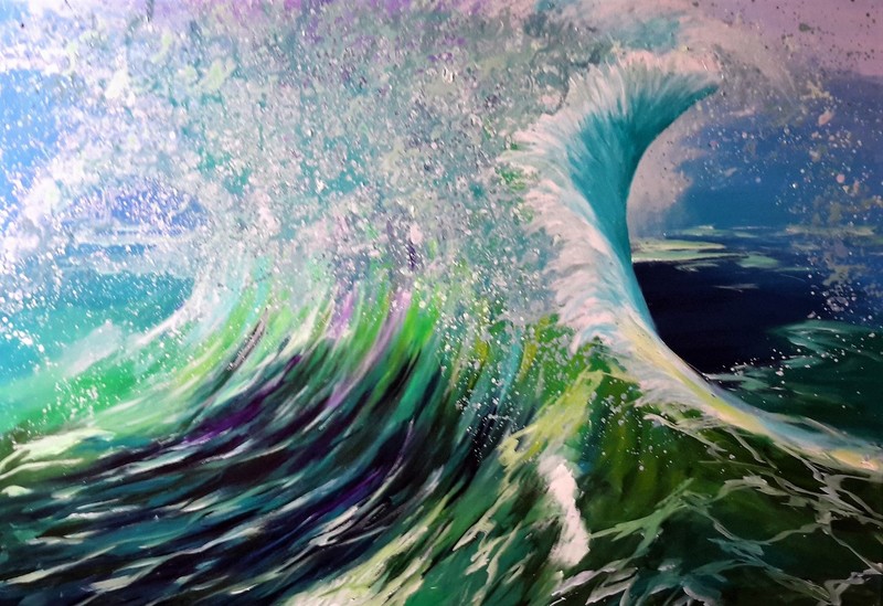 de volken gaan tekeer als de zee(Jes.17:13)