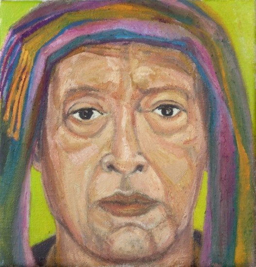 zelfportret met sjaal
