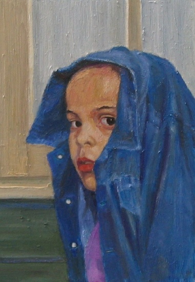 Emy (studie voor kind met jas)