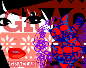 Mijn digitale tekeningen zijn als het ware collages, waarbij gelaagdheid en patronen de hoofdrol nemen. Per tekening geef ik maar 1 print uit