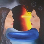 Deze schilderijen zijn surrealistisch.