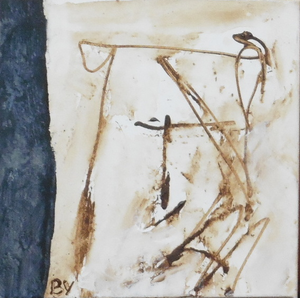 Klein (30 x 30 cm of kleiner) werk in acryl op doek