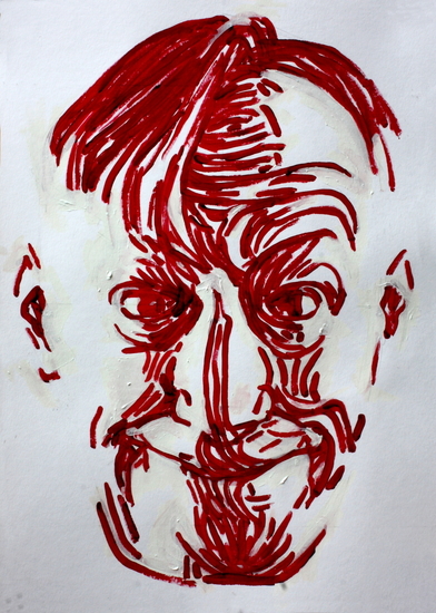 zelfportret 6 (homage aan F. X. Messerschmidt)