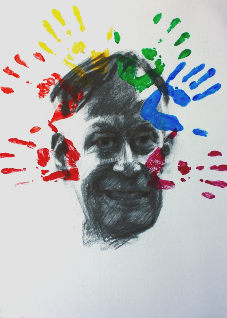 rainbow selfportrait