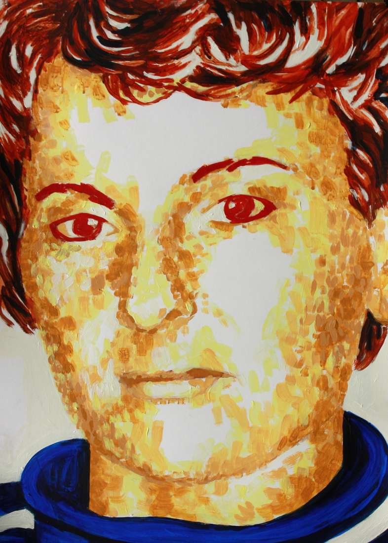 portret Lucette ter Borg midden 80er jaren