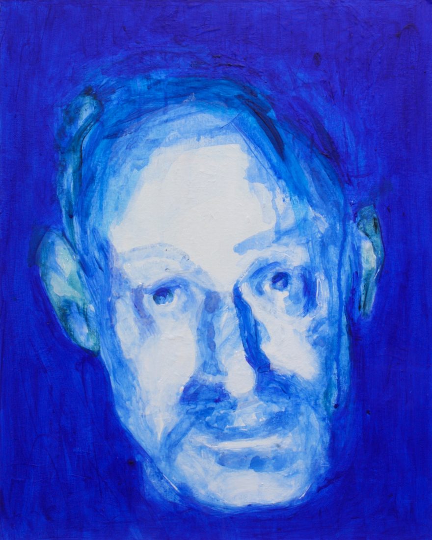 Blue Selfportrait