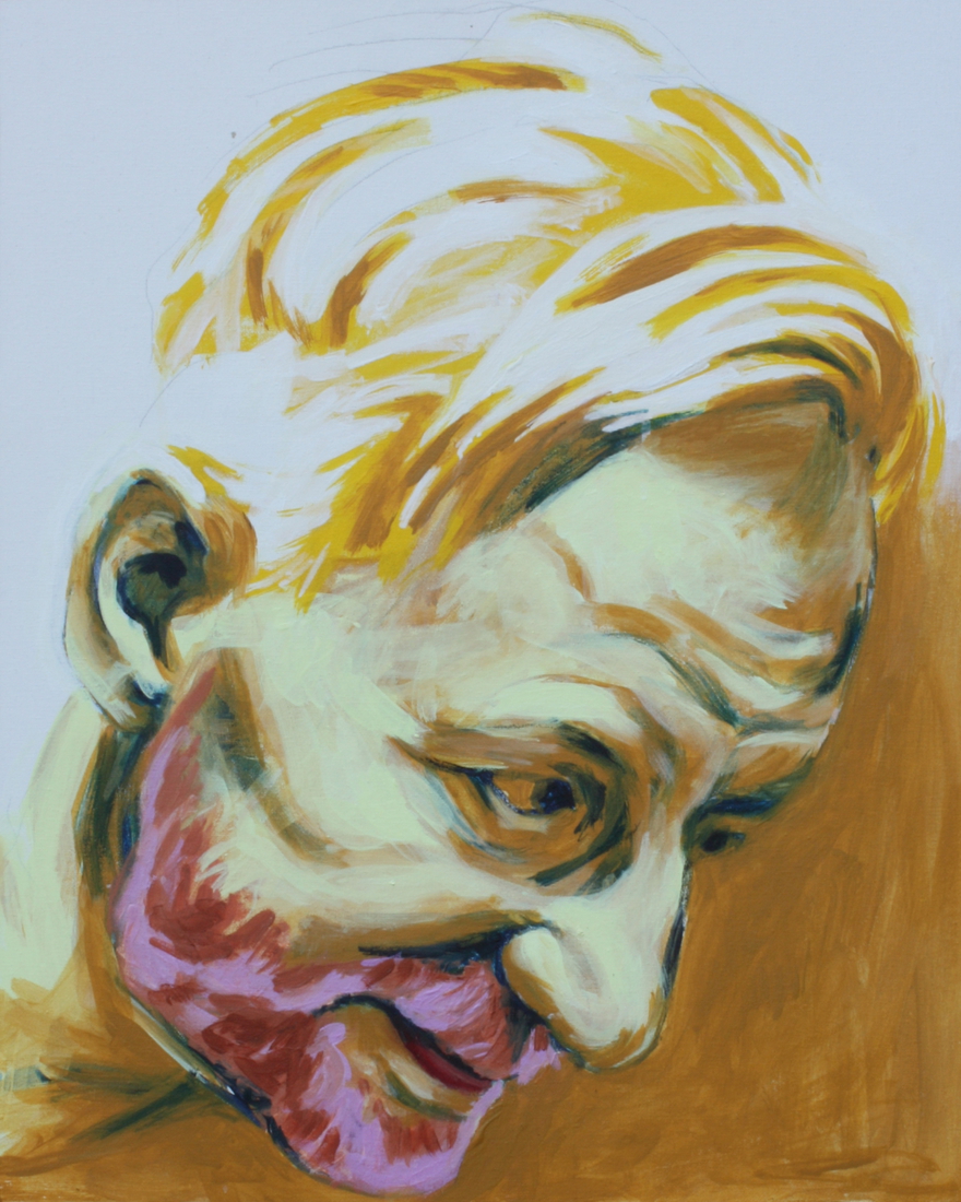 Downwards Selfportrait