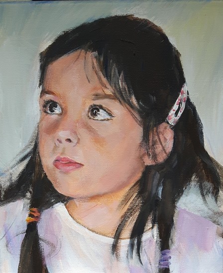 Portret van een jong meisje