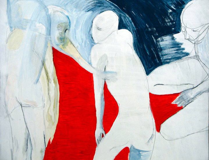 figuren, tekening/schilderij