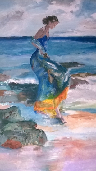 lopen door het water