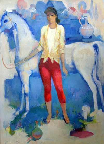 girl with horse
