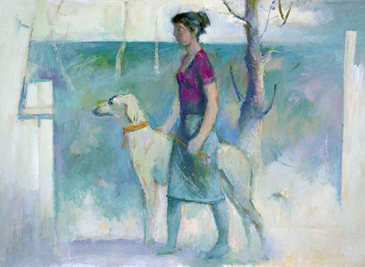 meisje met een hond-1