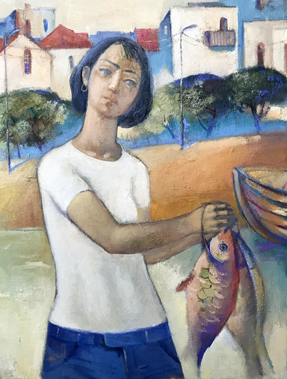 Girl with the fishes
