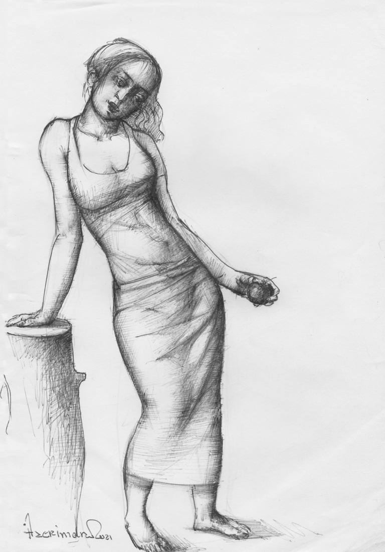  Girl with an apple-1 