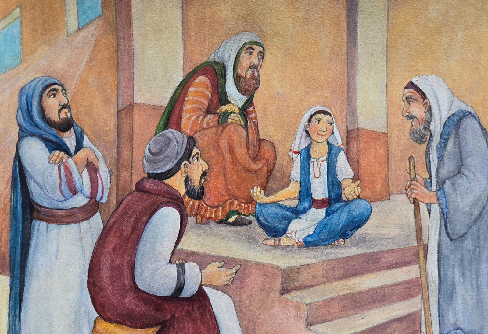 Jezus in de tempel (methode 'Wat een verhaal