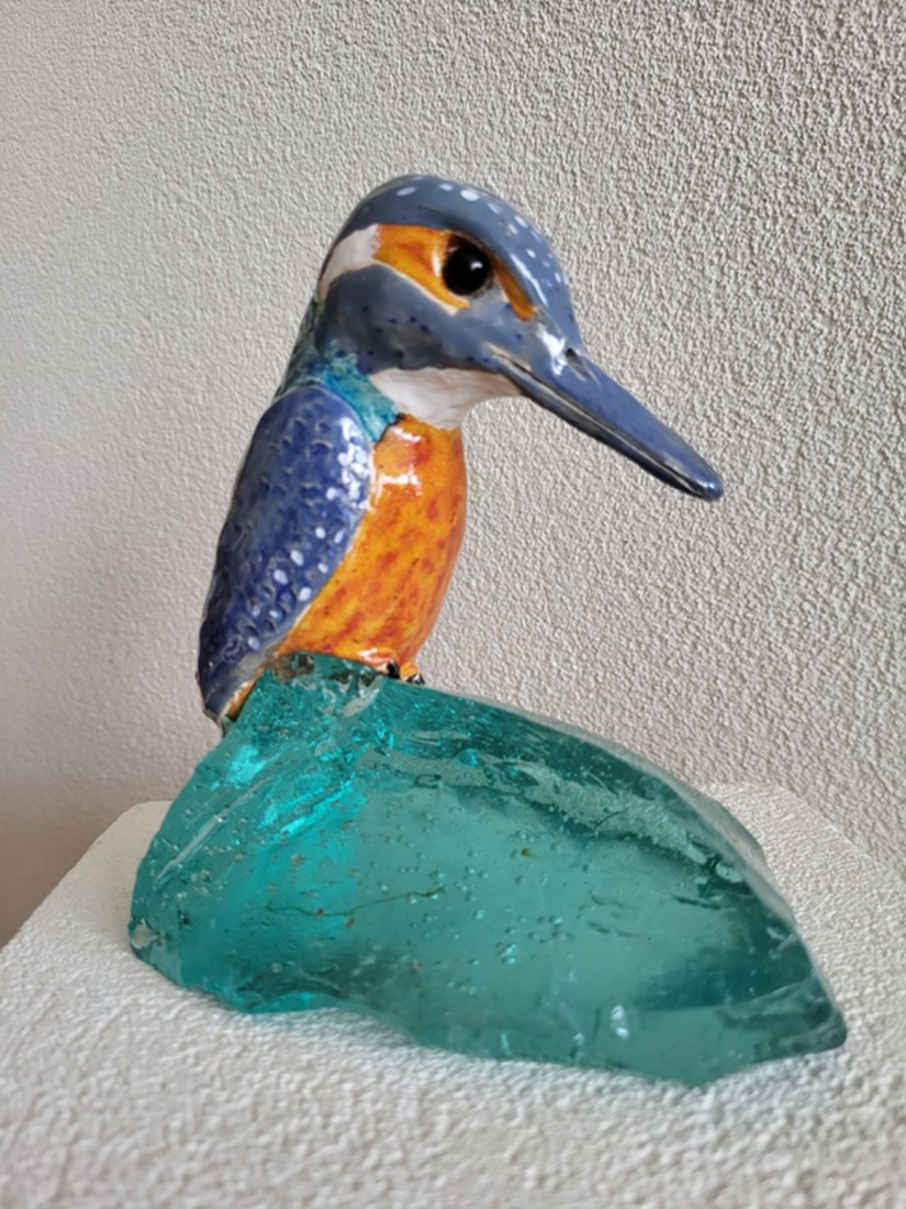 IJsvogeltje op glas (2)