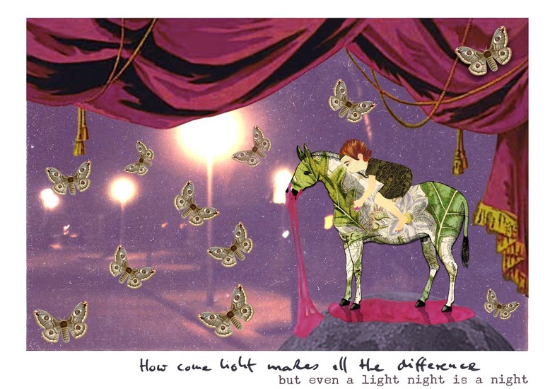 How come light makes all the difference but even a light night is a night.