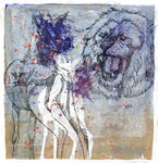 In 2006 nodigde de SBK Amsterdam zeventien kunstenaars uit om zich te laten inspireren door. Layla & Majnun zijn de Romeo en Julia van de islamitische wereld. Geïnspireerd door deze tragische liefdesgeschiedenis maakte Gertie van Nuenen kleurrijke figuratieve werken op papier. Ze richtte zich daarbij op de poëtische kant van het verhaal.