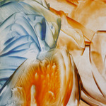 De techniek om te tekenen met was heet tegenwoordig : Encaustic art.