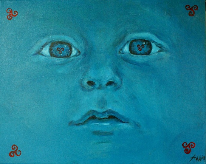 Yeux bleus