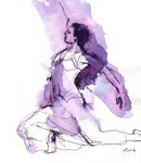 verstilde bewegingen; dans op papier