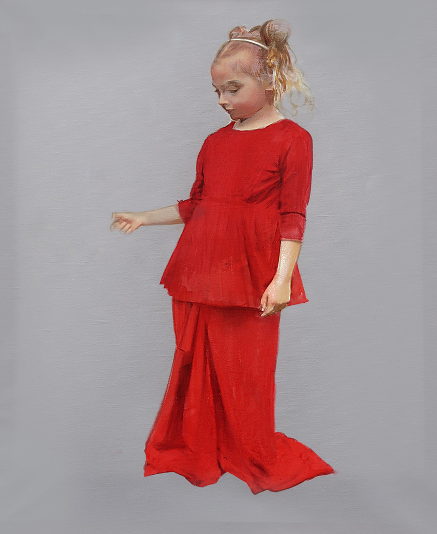 Het Meisje in rood kleedje