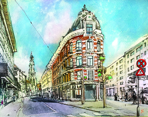 Stadsgezichten, landschappen, zeezichten, portretten