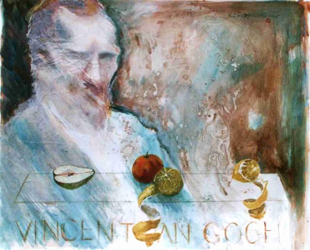 Vincent van Gogh met stilleven