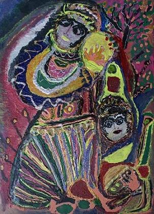 de twee muzikanten zigeuners