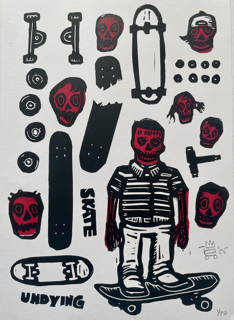 Undying Skate (red/punk) 