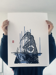 Each print is numbered, hand printed and original, no copies or glicee. Limited edition and hand signed.