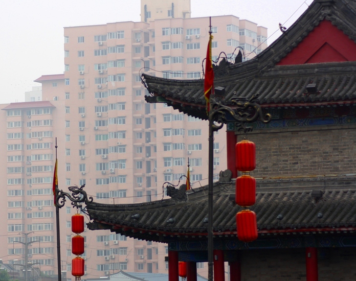 oud en nieuw in Xian