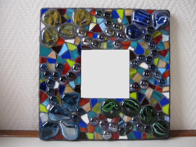 Spiegel van glasmozaiek