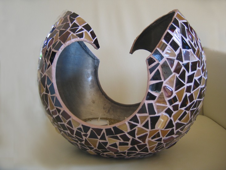 Waxinelicht houder bruintinten