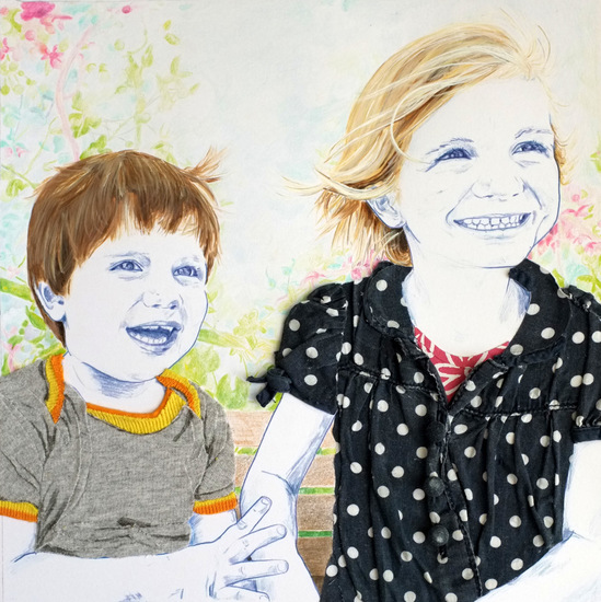 Zoë & Sem Kinderportret in opdracht