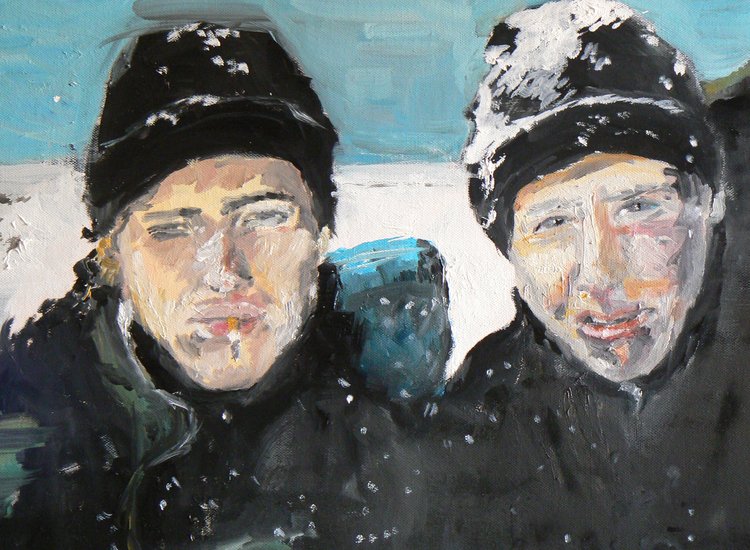 Friends Georgi and Wladek